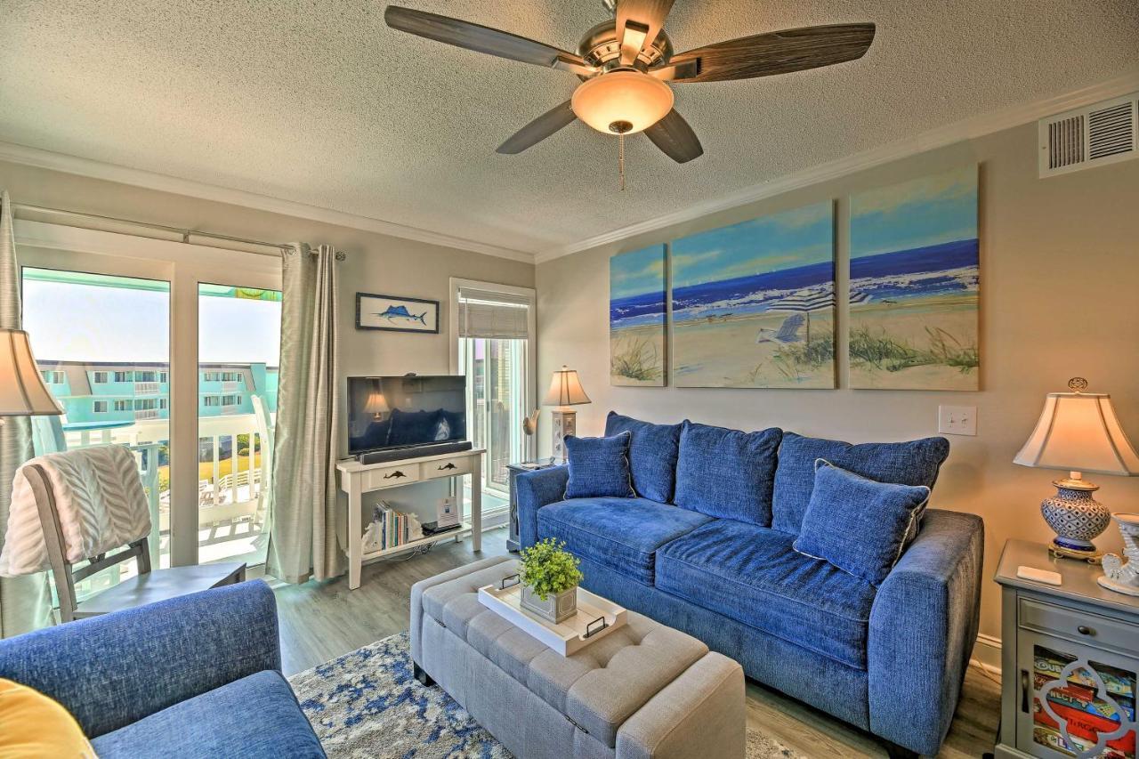 Walk To Beach Ocean-View Atlantic Beach Condo! Exterior photo